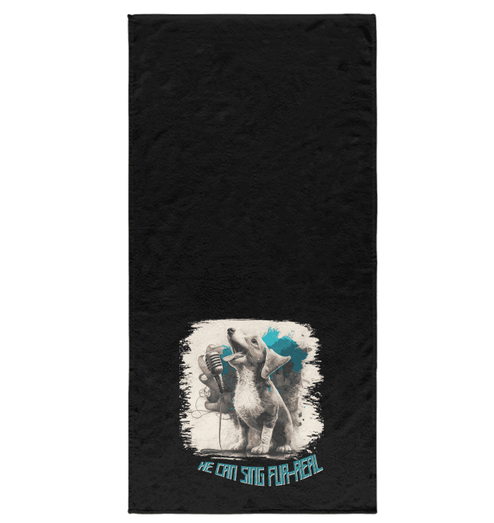 He Can Sing Bath Towel - Beyond T-shirts