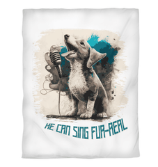 He Can Sing Duvet Cover - Beyond T-shirts