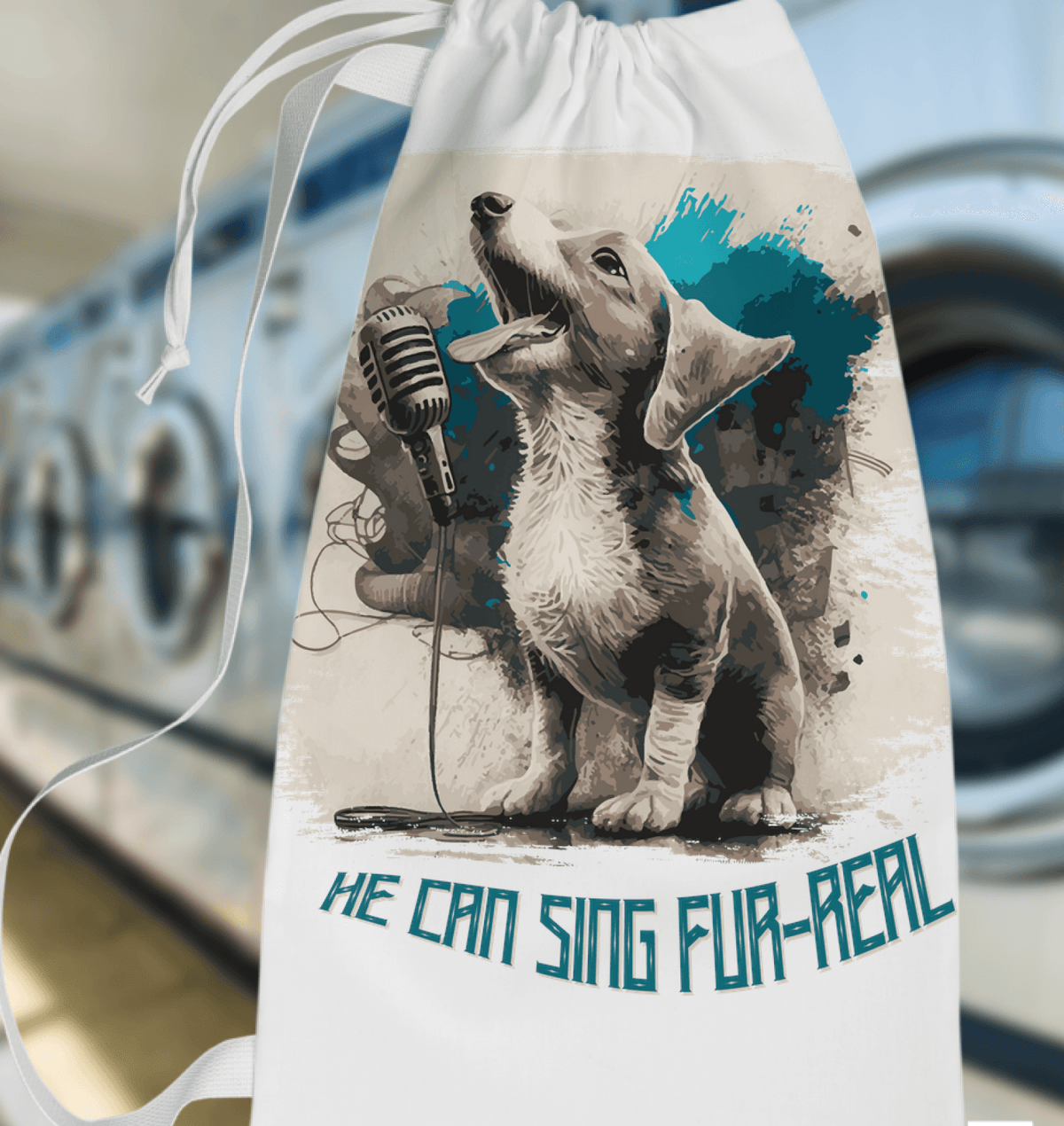 He Can Sing Laundry Bag - Beyond T-shirts