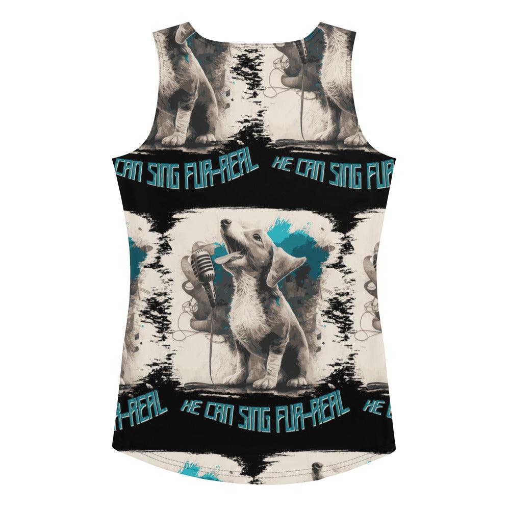 He Can Sing Sublimation Cut & Sew Tank Top - Beyond T-shirts