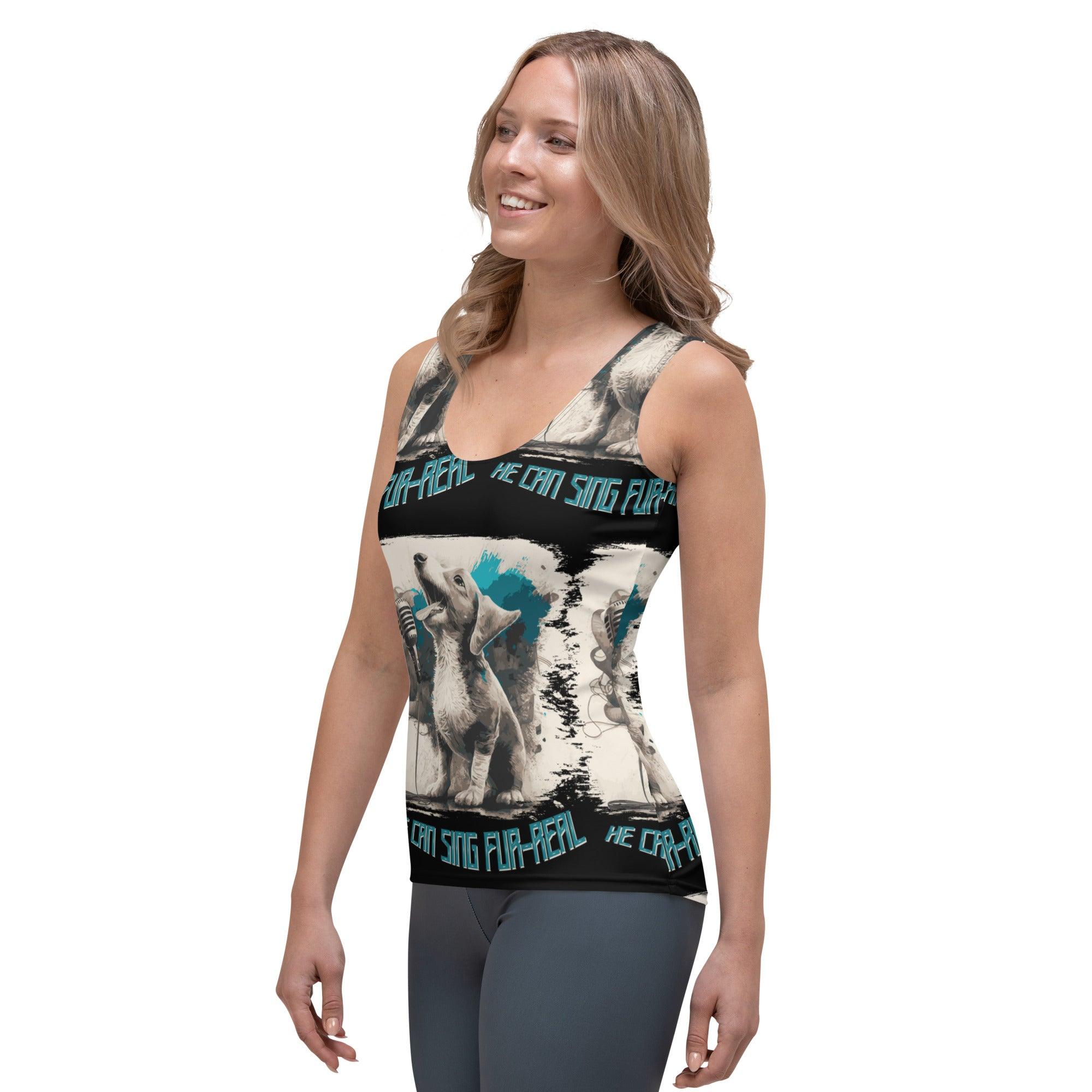 He Can Sing Sublimation Cut & Sew Tank Top - Beyond T-shirts