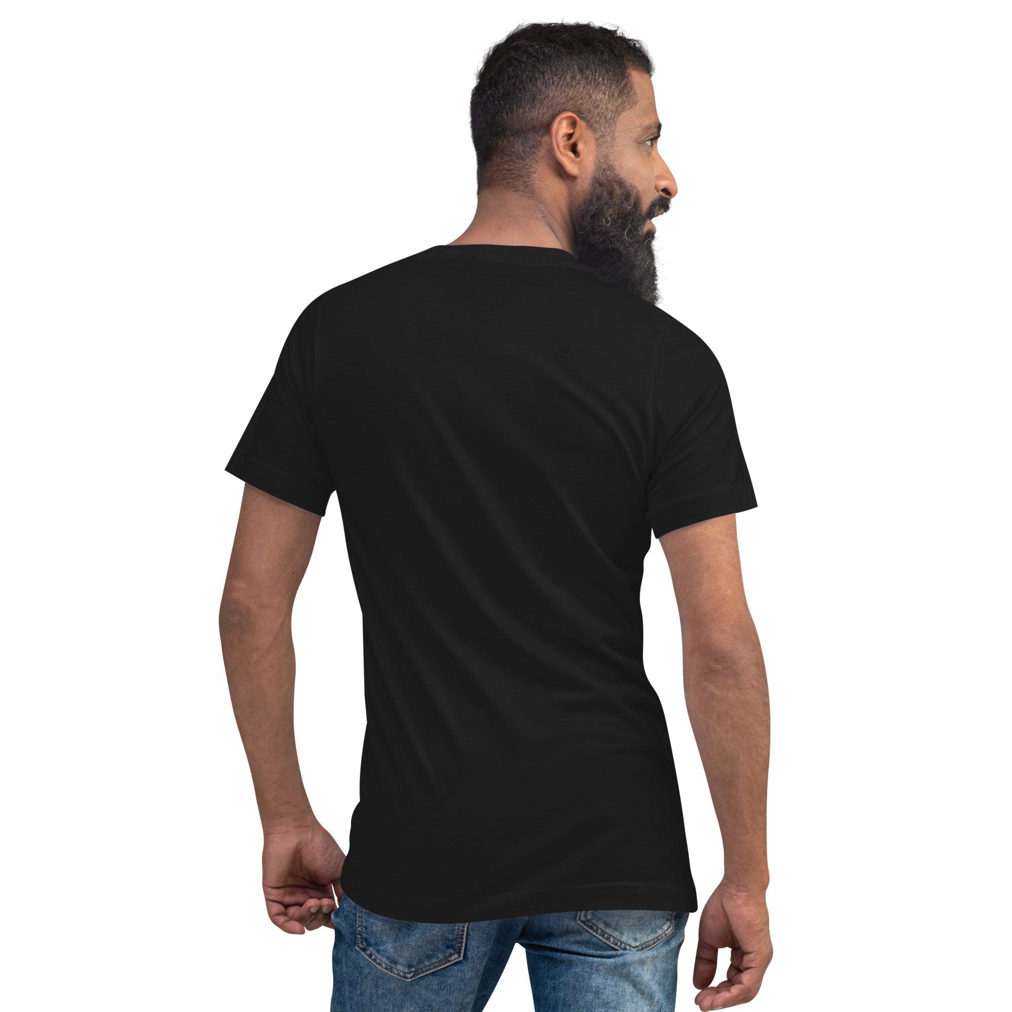 He Can Sing Unisex Short Sleeve V-Neck T-Shirt - Beyond T-shirts