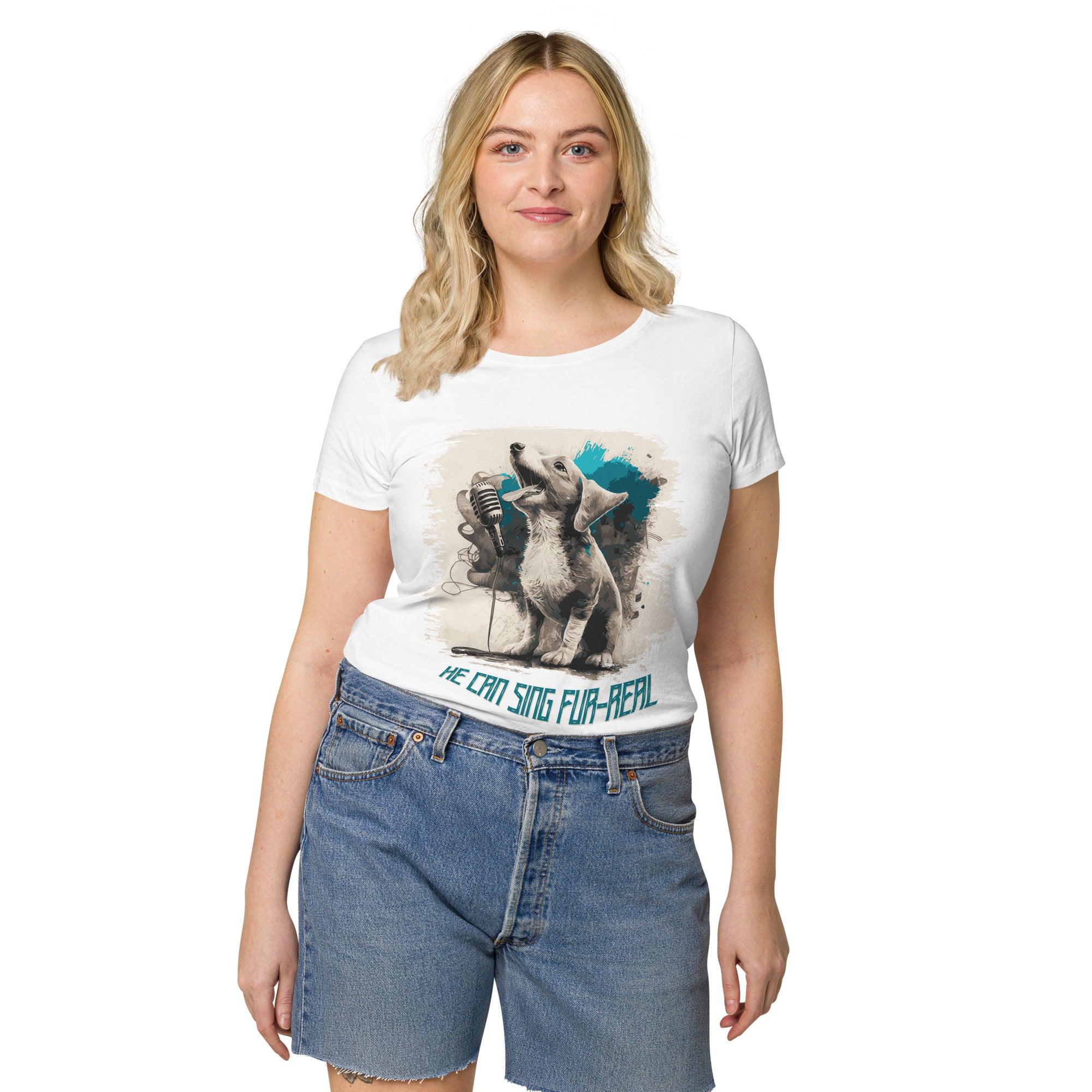 He Can Sing Women’s basic organic t-shirt - Beyond T-shirts