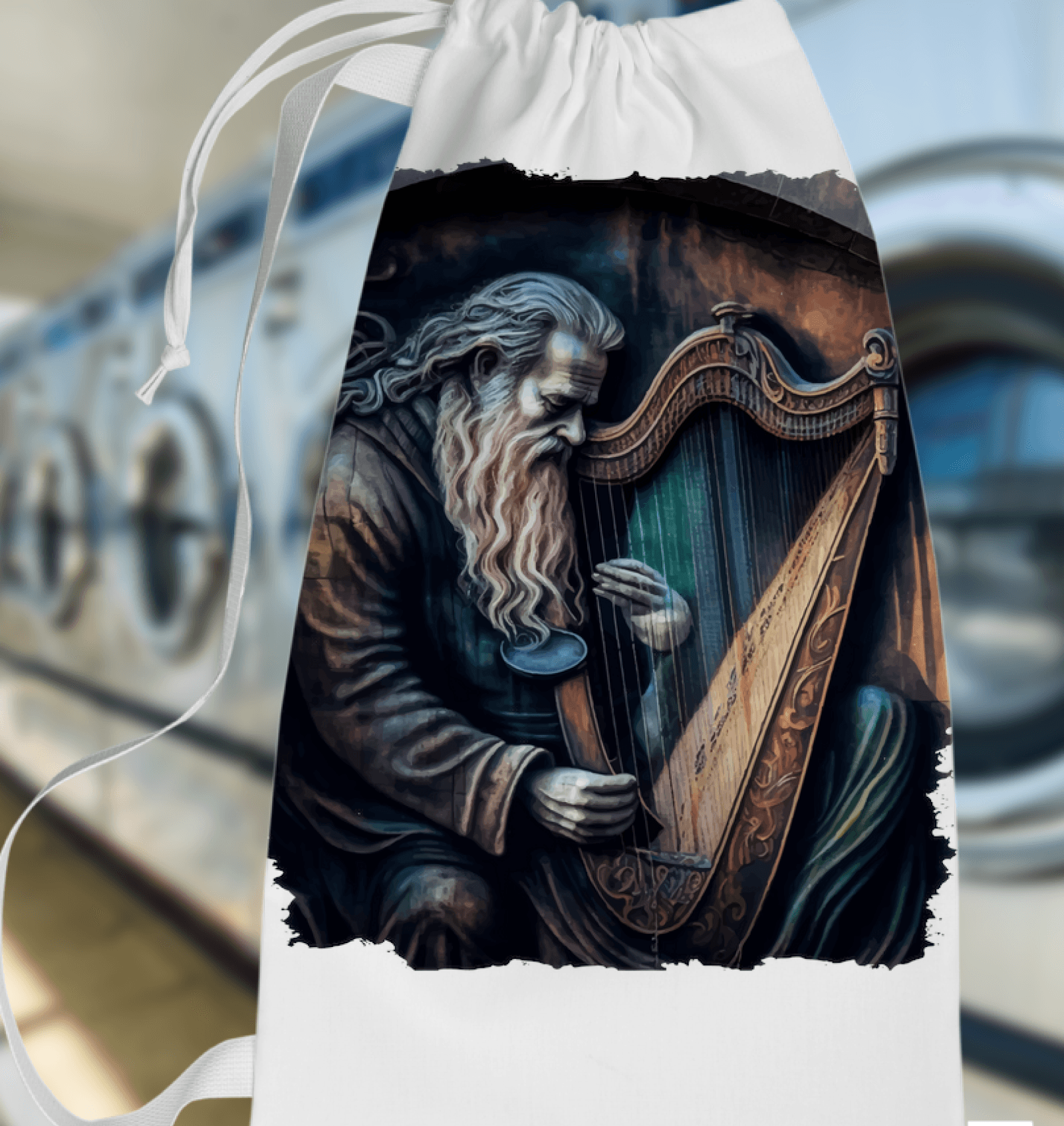 He's A Harp Wizard Laundry Bag - Beyond T-shirts