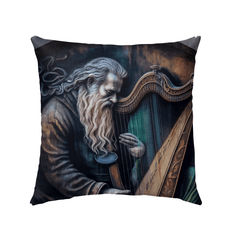 He's A Harp Wizard Outdoor Pillow - Beyond T-shirts