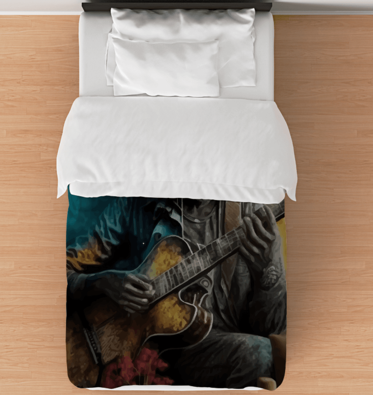 He's A Six String Wizard Comforter - Twin - Beyond T-shirts