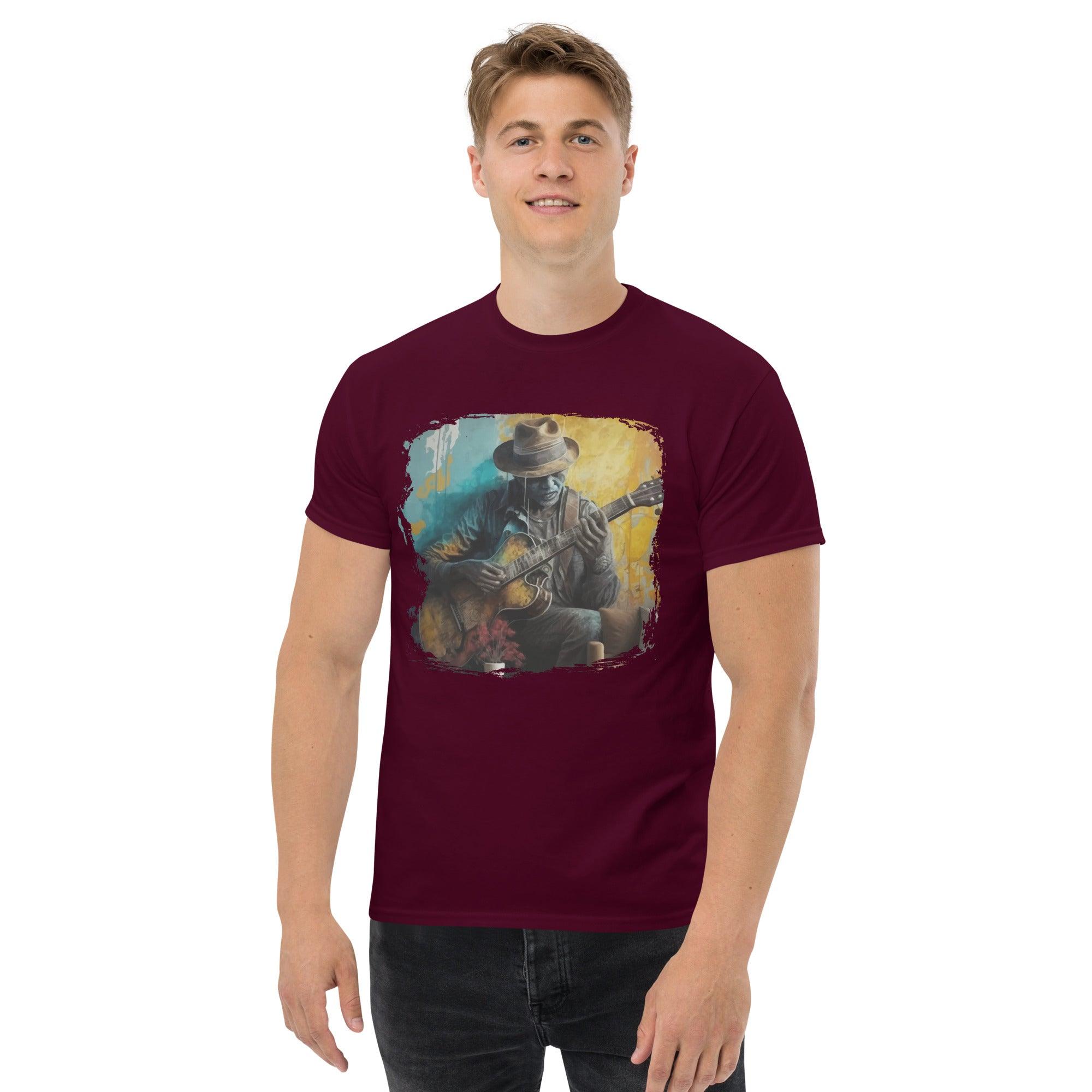 He's A Six-String Wizard Men's Classic Tee - Beyond T-shirts