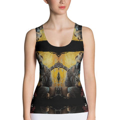 He's A Six-String Wizard Sublimation Cut & Sew Tank Top - Beyond T-shirts