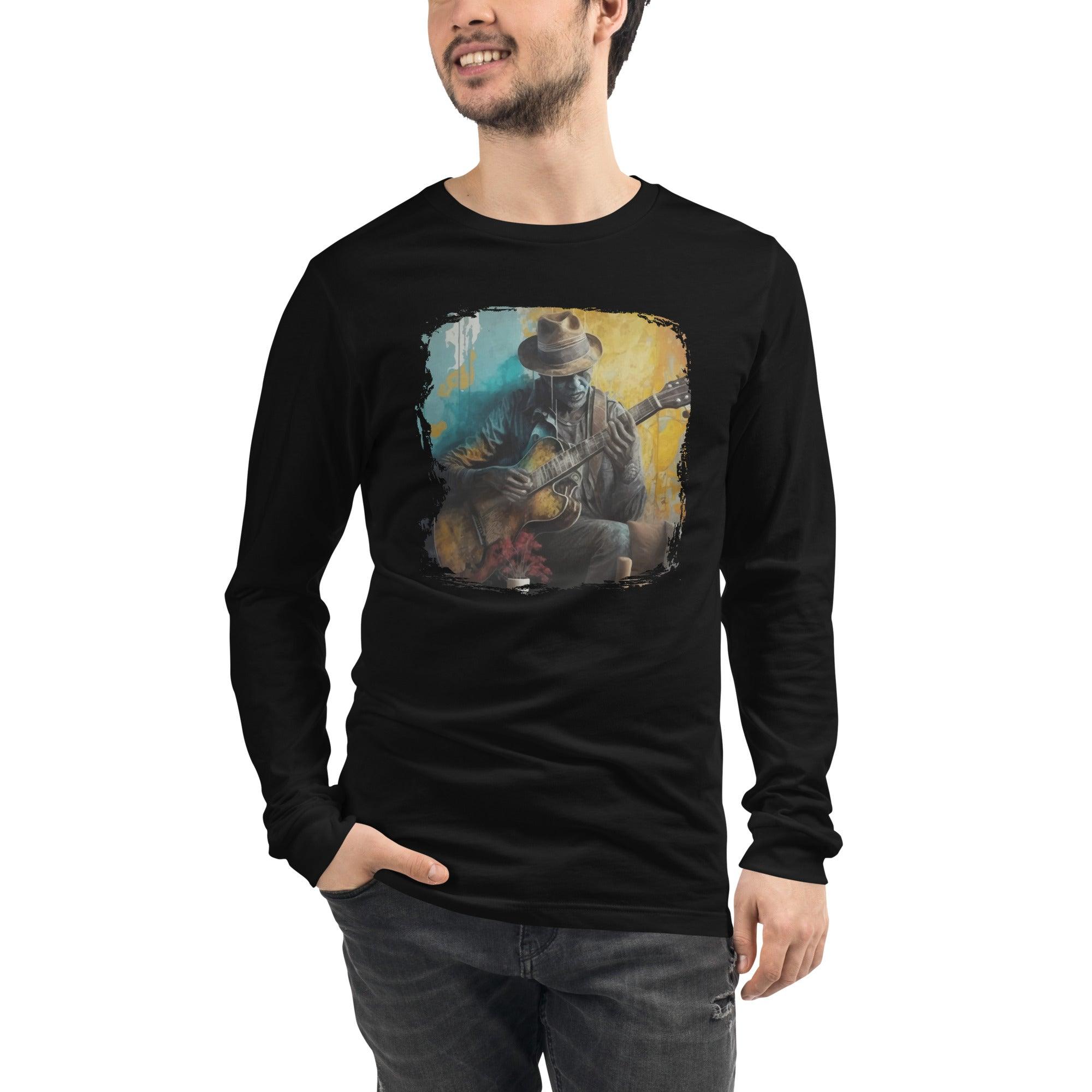 He's A Six-String Wizard Unisex Long Sleeve Tee - Beyond T-shirts