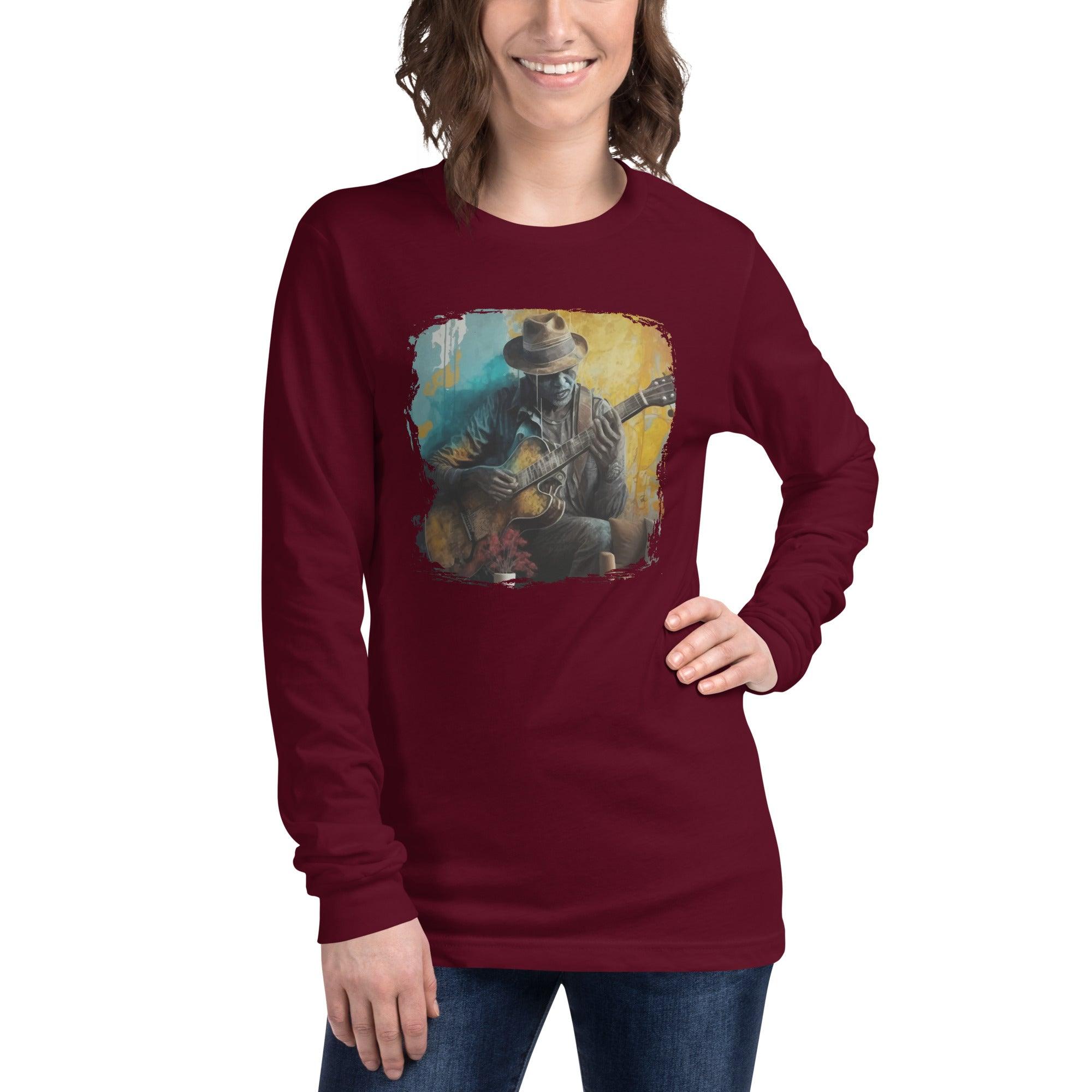 He's A Six-String Wizard Unisex Long Sleeve Tee - Beyond T-shirts