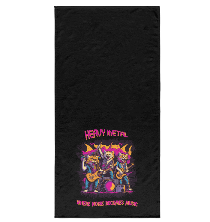 Heavy Metal Bath Towel - Beyond T-shirts