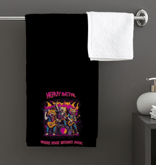 Heavy Metal Bath Towel - Beyond T-shirts