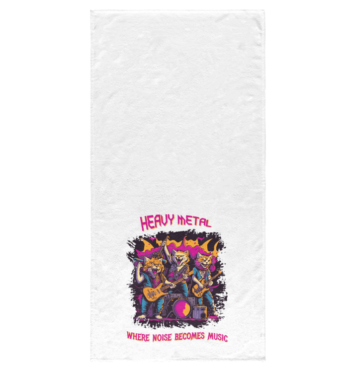 Heavy Metal Bath Towel - Beyond T-shirts