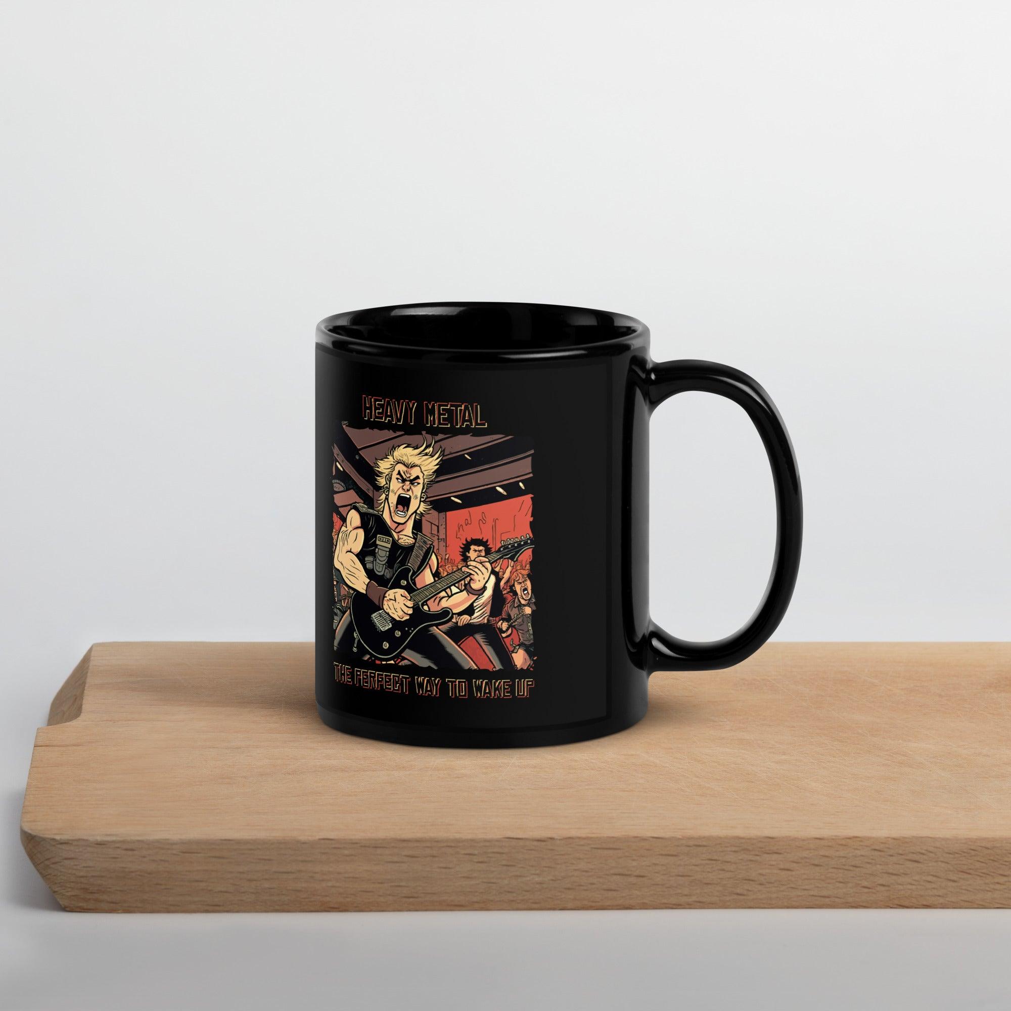 Heavy Metal Black Glossy Mug - Beyond T-shirts