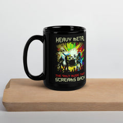 Heavy Metal Black Glossy Mug - Beyond T-shirts