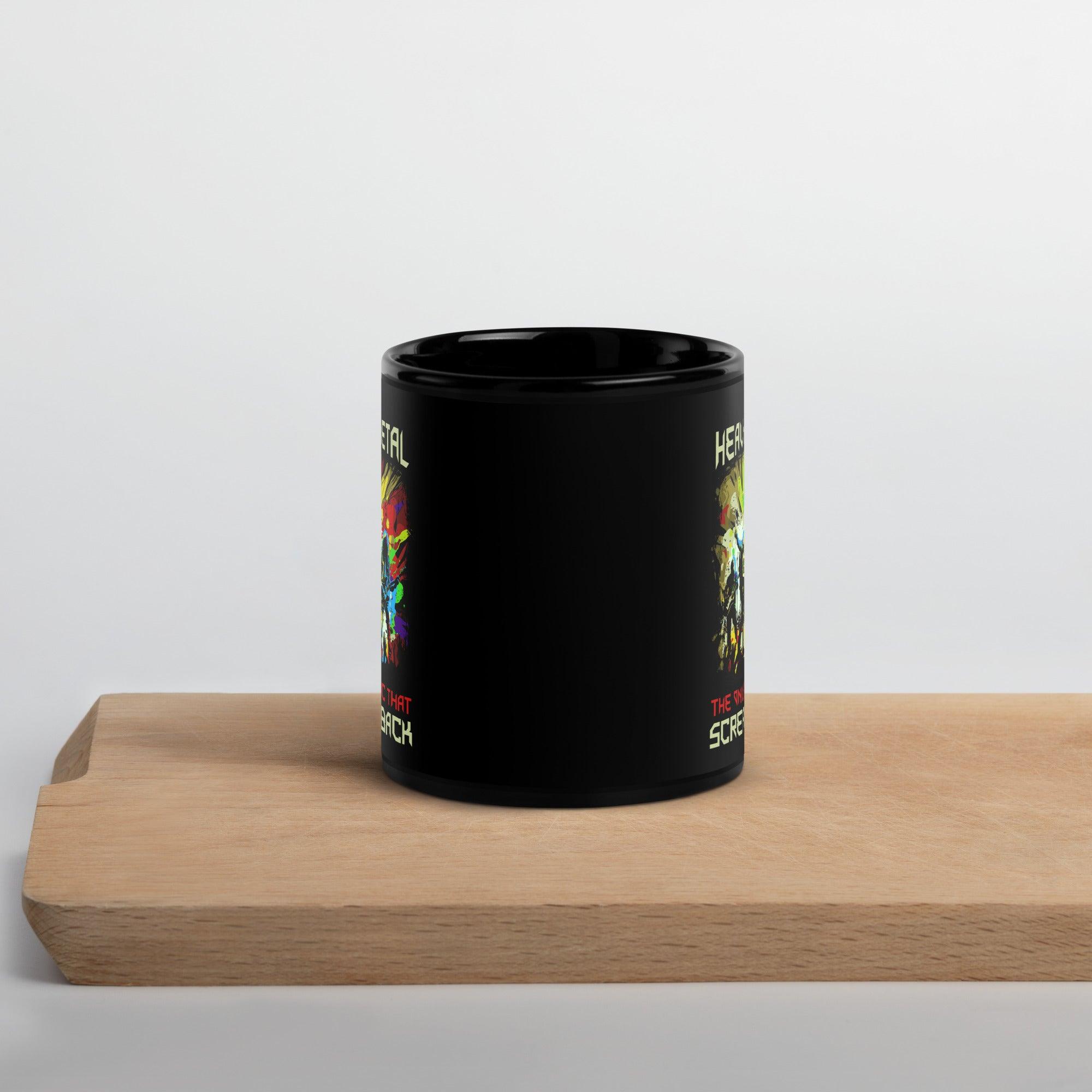 Heavy Metal Black Glossy Mug - Beyond T-shirts