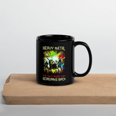 Heavy Metal Black Glossy Mug - Beyond T-shirts