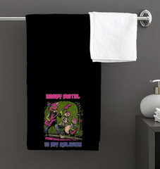 Heavy Metal Is My Religion Bath Towel - Beyond T-shirts