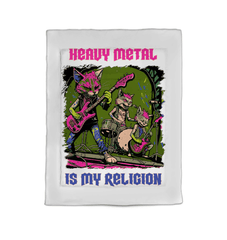 Heavy Metal Is My Religion Comforter - Twin - Beyond T-shirts