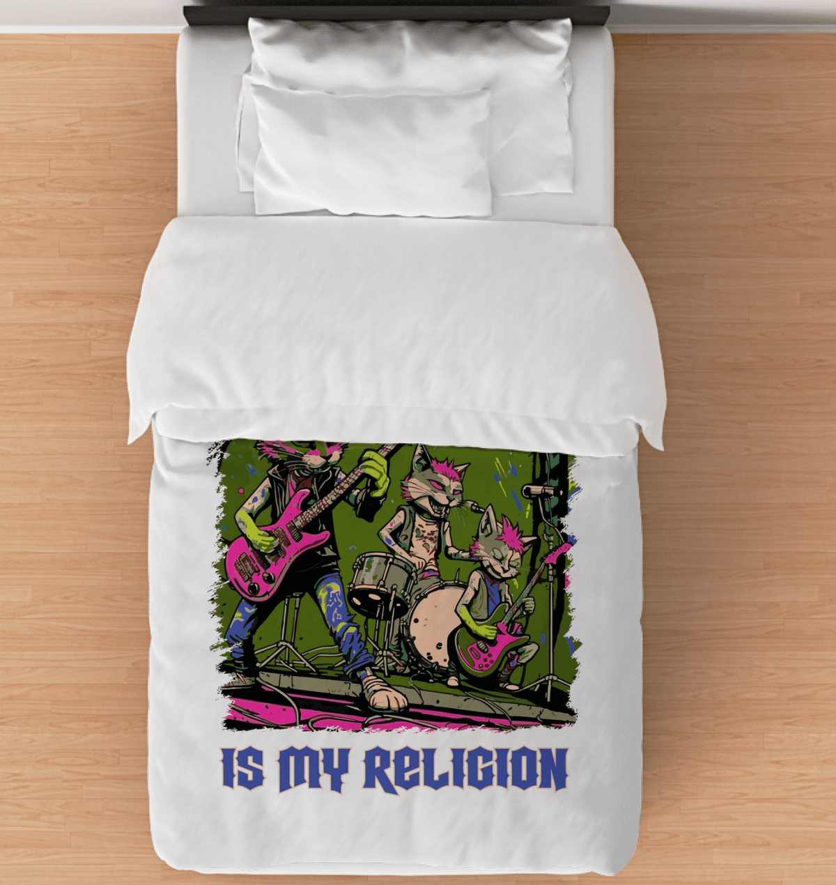 Heavy Metal Is My Religion Comforter - Twin - Beyond T-shirts