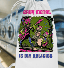 Heavy Metal Is My Religion Laundry Bag - Beyond T-shirts