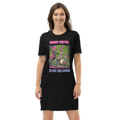 Heavy Metal Is My Religion Organic cotton t-shirt dress - Beyond T-shirts
