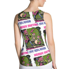 Heavy Metal Is My Religion Sublimation Cut & Sew Tank Top - Beyond T-shirts