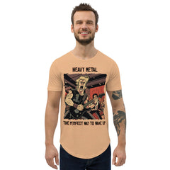 Heavy Metal Men's Curved Hem T-Shirt - Beyond T-shirts