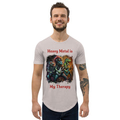 Heavy Metal Men's Curved Hem T-Shirt - Beyond T-shirts