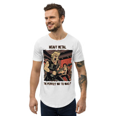 Heavy Metal Men's Curved Hem T-Shirt - Beyond T-shirts