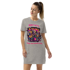 Heavy metal organic cotton t-shirt dress - Beyond T-shirts