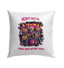Heavy Metal Outdoor Pillow - Beyond T-shirts