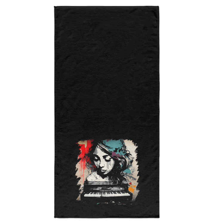 Her Fingers Sing Stories Bath Towel - Beyond T-shirts