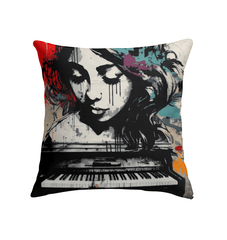 Her Fingers Sing Stories Indoor Pillow - Beyond T-shirts