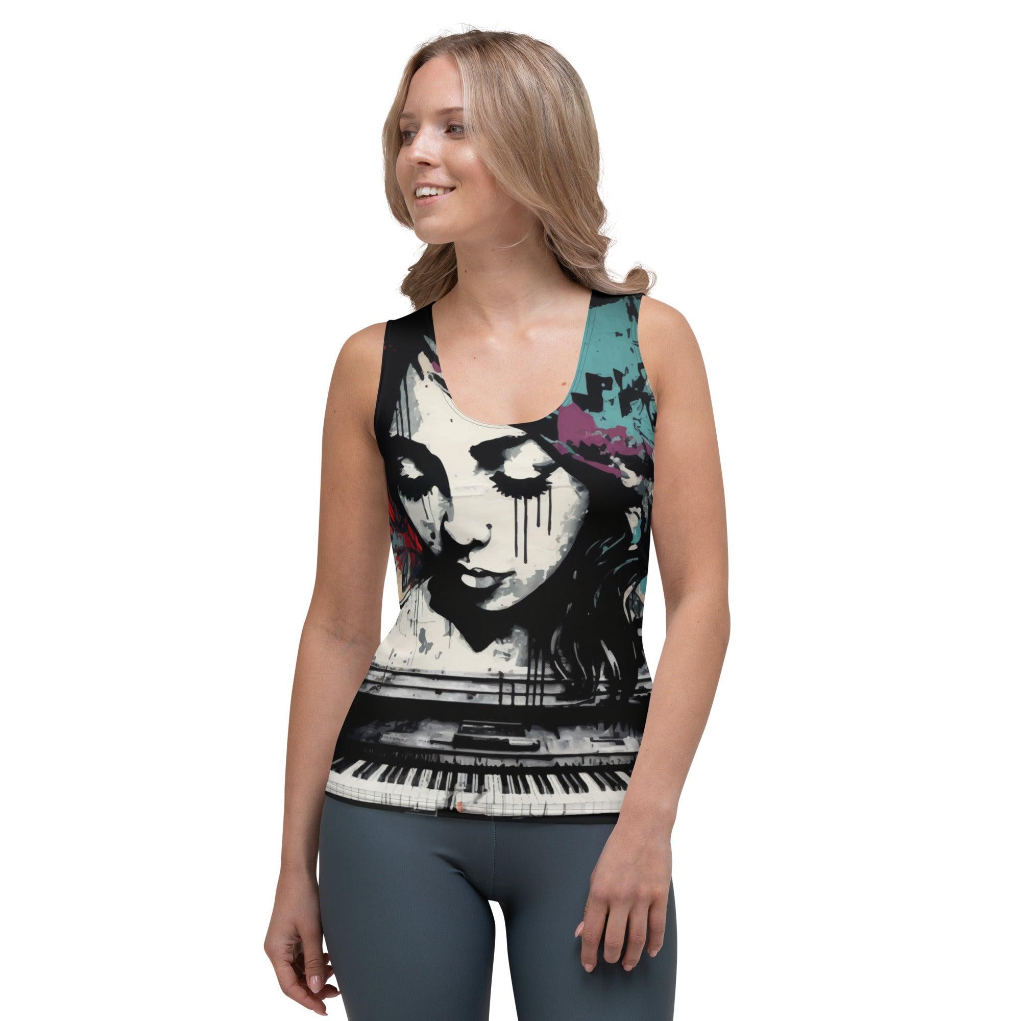 Her Fingers Sing Stories Sublimation Cut & Sew Tank Top - Beyond T-shirts