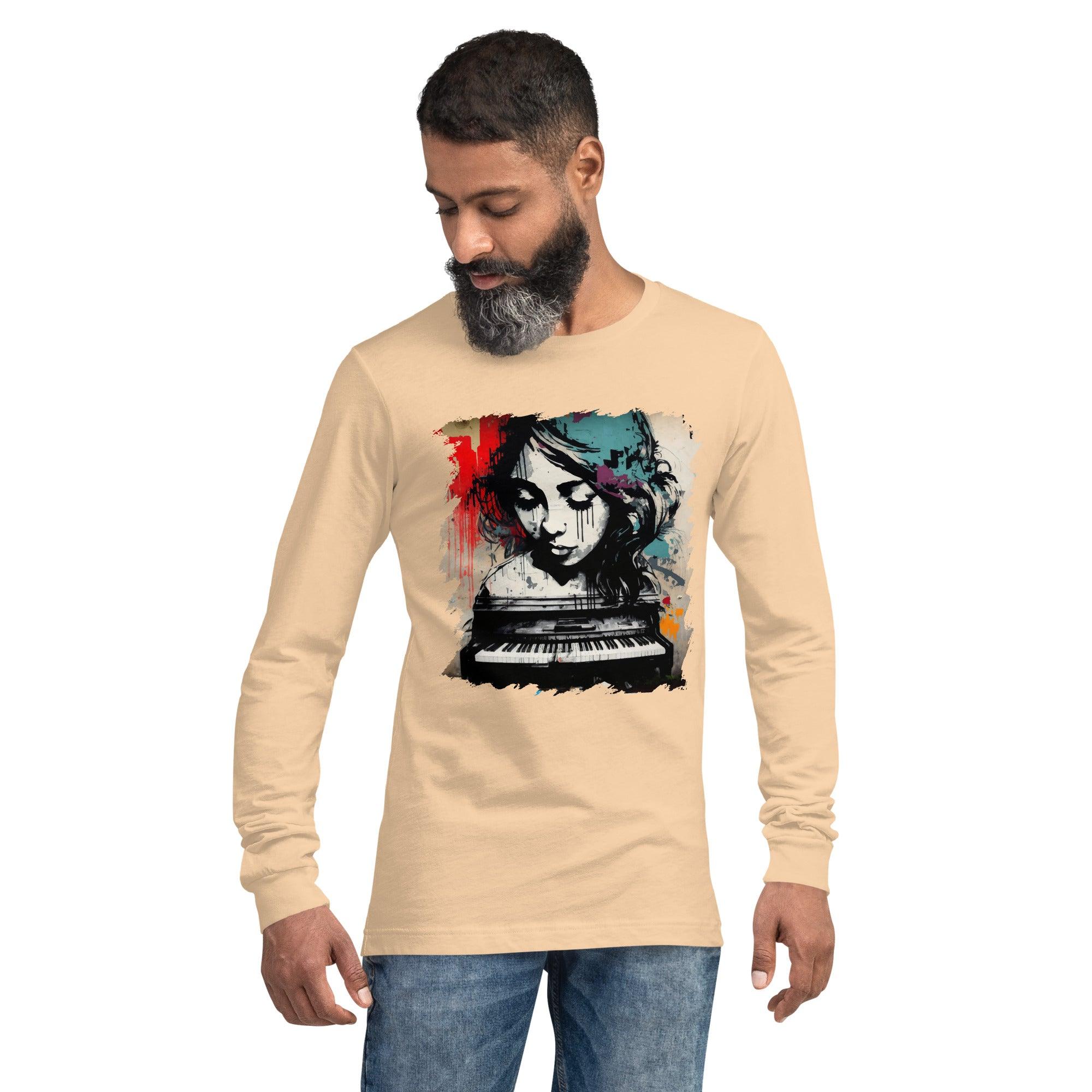 Her Fingers Sing Stories Unisex Long Sleeve Tee - Beyond T-shirts