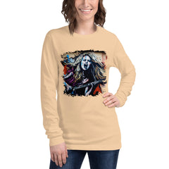 Her Fingers Tell Stories Unisex Long Sleeve Tee - Beyond T-shirts