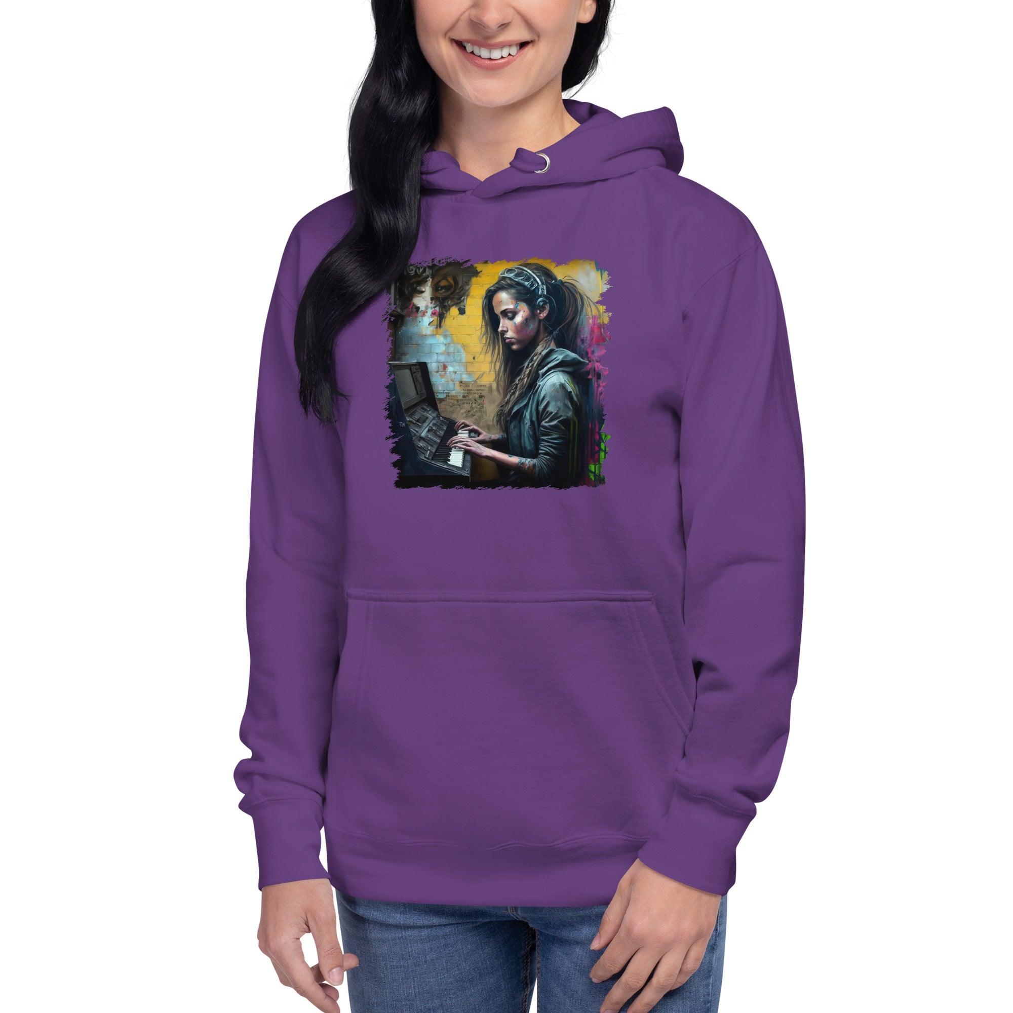 Her Heart Beats Music Unisex Hoodie - Beyond T-shirts