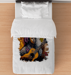 Her Music Is Poetry Comforter - Twin - Beyond T-shirts