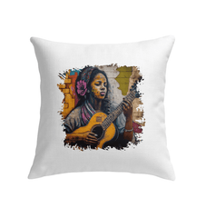 Her Music Is Poetry Indoor Pillow - Beyond T-shirts