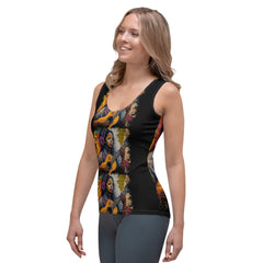 Her Music Is Poetry Sublimation Cut & Sew Tank Top - Beyond T-shirts