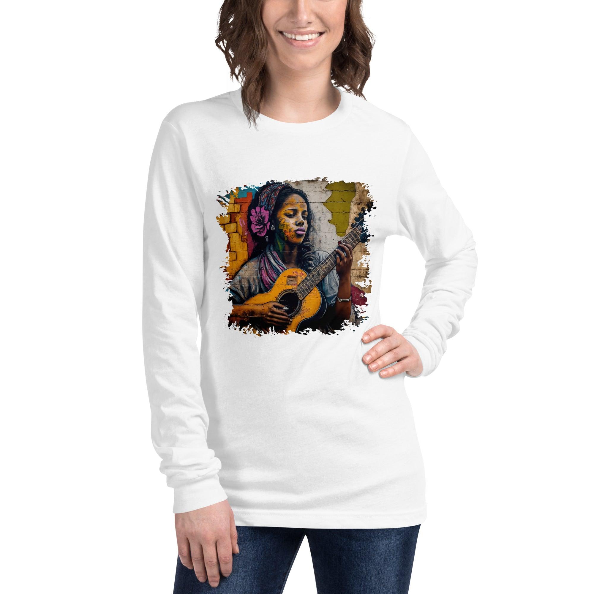 Her Music Is Poetry Unisex Long Sleeve Tee - Beyond T-shirts