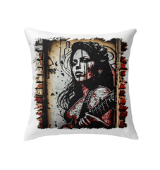 Her Music Moves Mountains Indoor Pillow - Beyond T-shirts