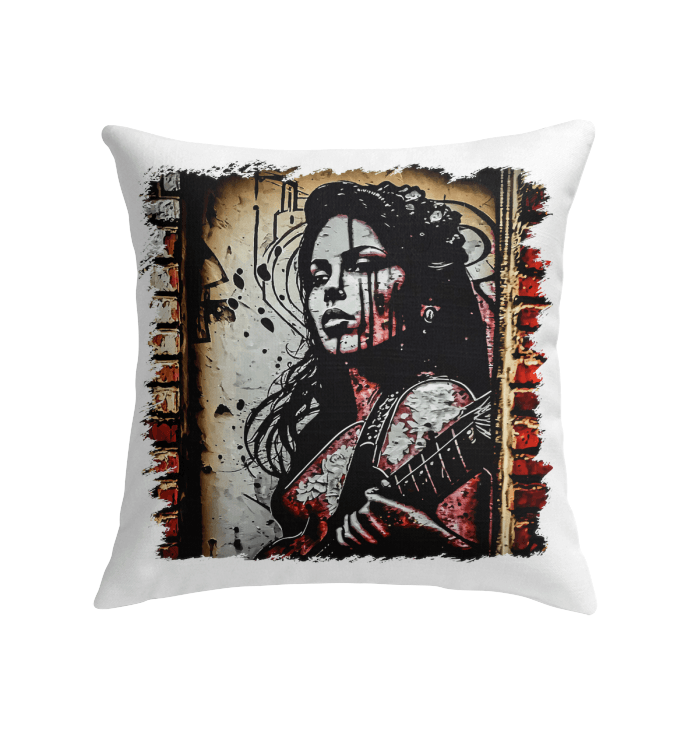 Her Music Moves Mountains Indoor Pillow - Beyond T-shirts