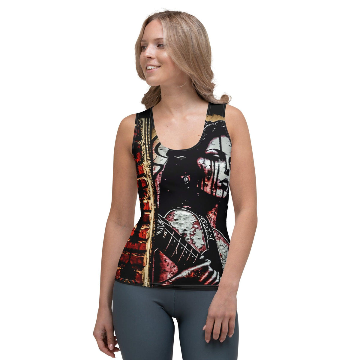 Her Music Moves Mountains Sublimation Cut & Sew Tank Top - Beyond T-shirts