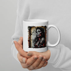 Her Music Moves Mountains White Glossy Mug - Beyond T-shirts