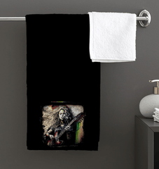 Her Music Soothes Souls Bath Towel - Beyond T-shirts