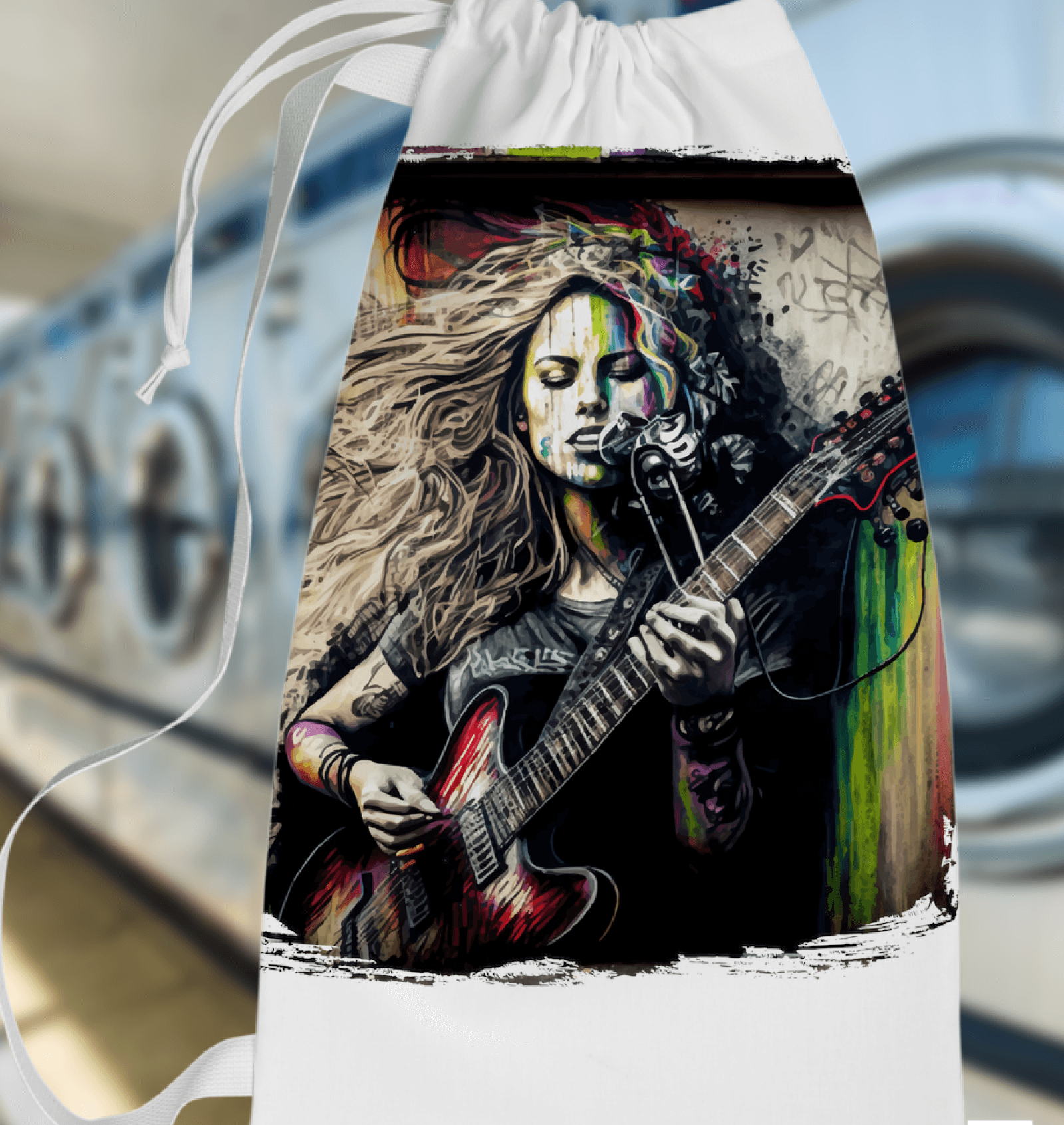 Her Music Soothes Souls Laundry Bag - Beyond T-shirts