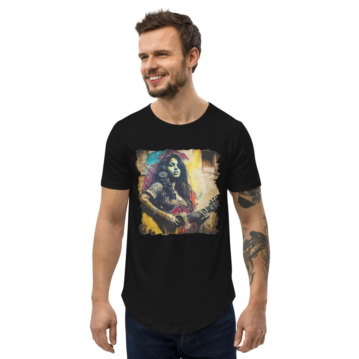 Her Talent Is Undeniable Men's Curved Hem T-Shirt - Beyond T-shirts