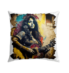 Her Talent Is Undeniable Outdoor Pillow - Beyond T-shirts